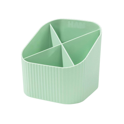 Artikelbild 2 für HAN Stiftehalter X-LOOP pastellgrün Kunststoff 4 Fächer 11,1 x 11,1 x 10,5 cm, Artikelnummer 372447