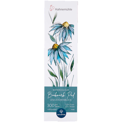 Artikelbild 3 für HAHNEMÜHLE Malblock Bamboo 5,5 x 20,0 cm 300 g/qm, 15 Blatt, 1 Block, Artikelnummer 708778