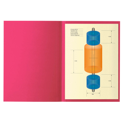 Artikelbild 3 für Aktendeckel DIN A4 rot, 20 St., Artikelnummer 234773