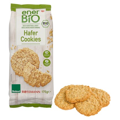 Artikelbild für enerBiO Bio Hafer Cookies Kekse 175,0 g, 1 St., Artikelnummer 599181