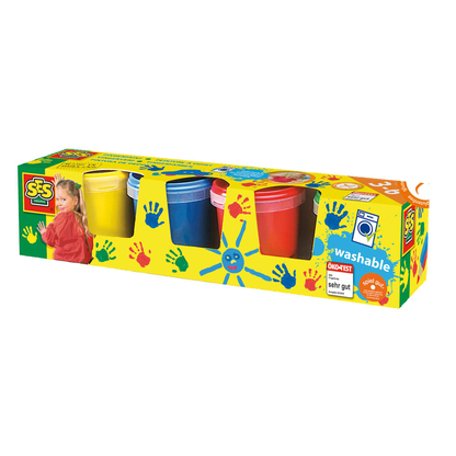 Artikelbild 7 für SES Creative® Fingerfarben farbsortiert 4x 150,0 ml, 1 St., Artikelnummer 110348