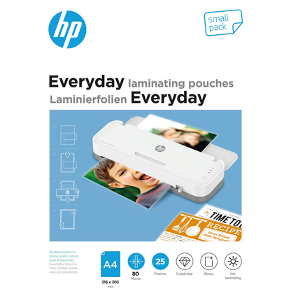 Artikelbild 2 für HP Everyday Laminierfolien glänzend für A4 80 micron, 25 St., Artikelnummer 425452