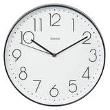 Artikelbild 1 für hama Wanduhr Korsika weiß schwarz Kunststoff, Ø 30,0 cm, Artikelnummer 500753