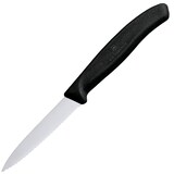 Artikelbild 1 für VICTORINOX Küchenmesser Swiss Classic silber, schwarz glänzend, Klinge: 8,0 cm, 1 St., Artikelnummer 258394