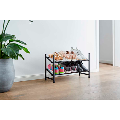 Artikelbild 6 für LOVE !T STORE !T Teleskop-Schuhregal LOFT schwarz 62,0 - 116,0 x 23,0 x 36,0 cm, 1 St., Artikelnummer 740489