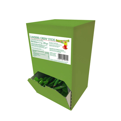 Artikelbild für CANDEREL GREEN Stevia-Sticks, 250 x 1,1 g, Artikelnummer 140140