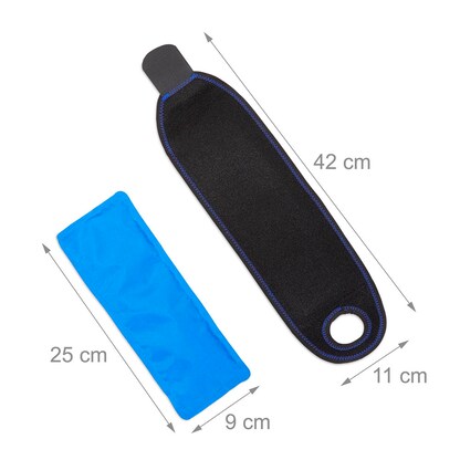 Artikelbild 2 für relaxdays Kühlpad Handgelenk 10027262_0 schwarz, 1 St., Artikelnummer 140636