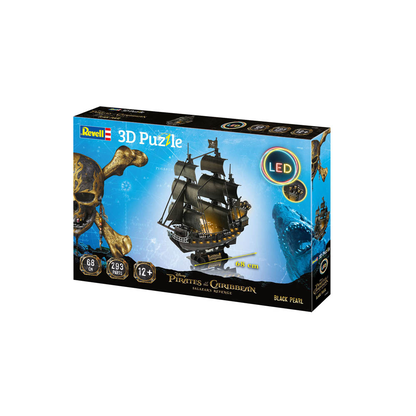 Artikelbild 4 für Revell Disney Pirates of the Caribbean Piratenschiff Black Pearl - LED Edition 3D-Puzzle, 293 Teile, Artikelnummer 201737