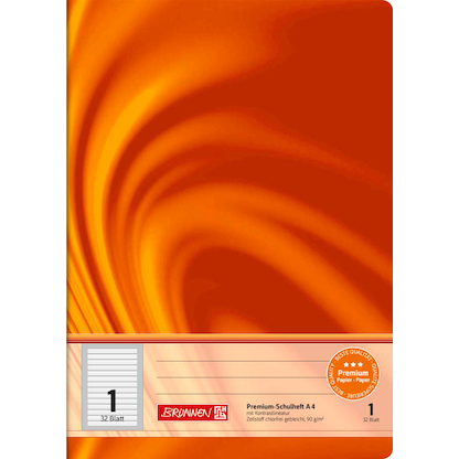 Artikelbild 2 für BRUNNEN Schulheft Vivendi Lineatur 1 liniert DIN A4 ohne Rand, 32 Blatt, 1 St., Artikelnummer 369227