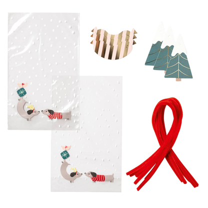 Artikelbild 2 für folia PP-Bodenbeutel MERRY WOOFMAS 14,5 x 23,5 cm, 6 St., Artikelnummer 692382