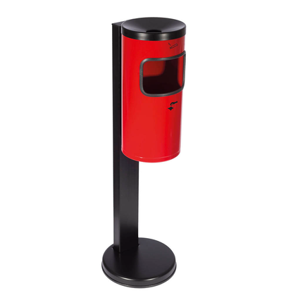 Artikelbild für TKG Rondo Kombi Standaschenbecher rot, 1 St., Artikelnummer 410706