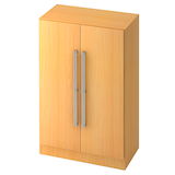 Artikelbild 1 für HAMMERBACHER Aktenschrank 7550 NU, V7550/6/6/NU buche 2 Fachböden 80,0 x 42,0 x 127,0 cm, Artikelnummer 864607