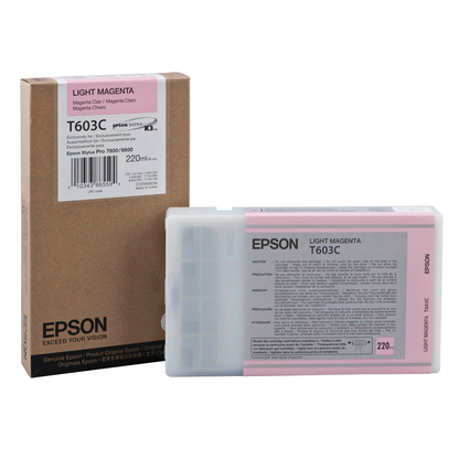 Artikelbild für EPSON T603C light magenta Druckerpatrone, Artikelnummer 731935