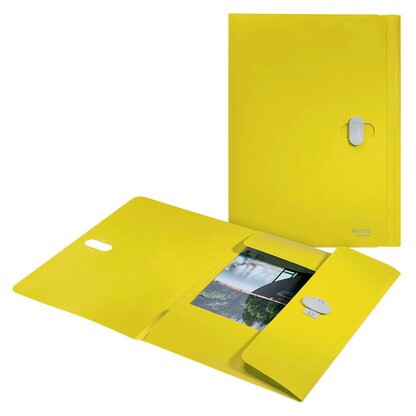 Artikelbild für LEITZ Sammelmappe recycle 4622 DIN A4 gelb, 1 St., Artikelnummer 853967