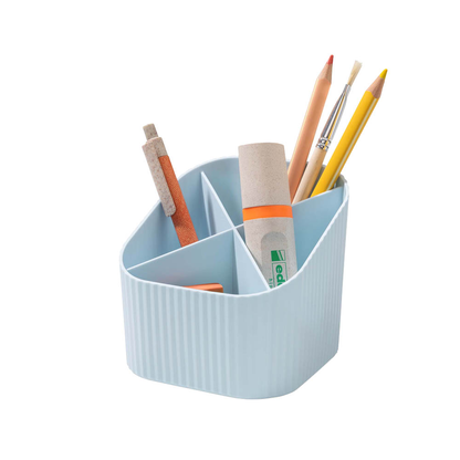 Artikelbild für HAN Stiftehalter X-LOOP pastellblau Kunststoff 4 Fächer 11,1 x 11,1 x 10,5 cm, Artikelnummer 372536