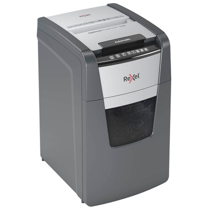 Artikelbild 7 für Rexel AutoFeed+ 130M Aktenvernichter mit Partikelschnitt P-5, 2 x 15 mm, bis 130 Blatt, schwarz, Artikelnummer 390199