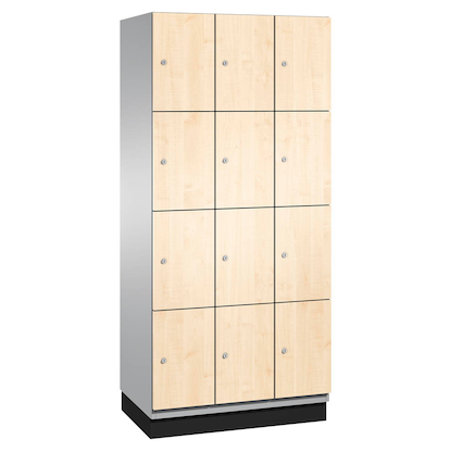 Artikelbild 2 für CP Spind Cambio lichtgrau, birke 45103-30 S10057, 12 Schließfächer 90,0 x 52,5 x 198,0 cm, Artikelnummer 172686