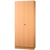 Artikelbild 1 für HAMMERBACHER Aktenschrank Haziender, V6100/6/6/SG buche 4 Fachböden 80,0 x 42,0 x 200,4 cm, Artikelnummer 792549