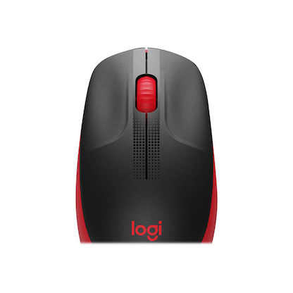 Artikelbild 3 für Logitech M190 Maus kabellos schwarz, rot, Artikelnummer 373664