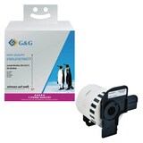 Artikelbild 1 für G&G Etikettenrollen für Etikettendrucker ersetzt brother DK-22212 weiß, 62,0 mm x 15,24 m, 1 x, Artikelnummer 665519