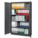 Artikelbild 1 für Gürkan Stahlschrank 111153 anthrazit 4 Fachböden 120,0 x 42,0 x 195,0 cm, aufgebaut, 1 St., Artikelnummer 450213