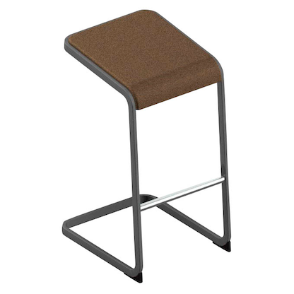 Artikelbild für Quadrifoglio Hocker C-STOOL OCSTOA01/3C2J braun, 1 St., Artikelnummer 670428