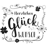 Artikelbild 1 für Rayher Motivstempel Herzlichen Glückwunsch 8,0 x 9,0 cm, 1 St., Artikelnummer 152527