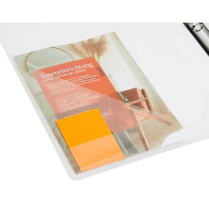 Artikelbild 3 für EICHNER Präsentationsringbuch 4-Ringe grau-transparent 2,5 cm DIN A4, 1 St., Artikelnummer 322244