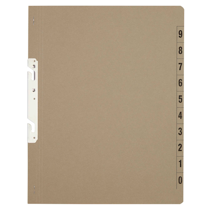 Artikelbild 2 für Einhakhefter Karton grau DIN A4, halber Deckel, 20 St., Artikelnummer 234757