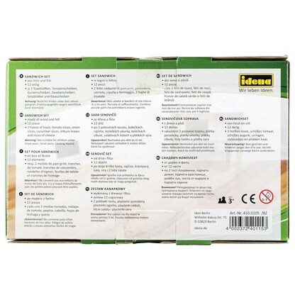 Artikelbild 5 für Idena Kinderküche Sandwich-Set mehrfarbig, Artikelnummer 193229