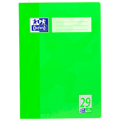 Artikelbild 2 für OXFORD Schulheft Lineatur 29 rautiert DIN A4 Innen- und Außenrand, 16 Blatt, 1 St., Artikelnummer 280414