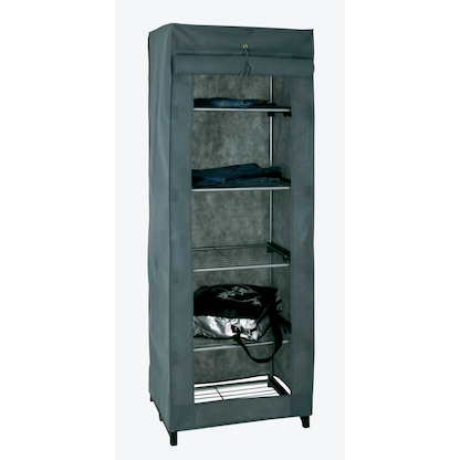 Artikelbild für HAKU Möbel Stoffschrank, 44741 anthrazit 60,0 x 50,0 x 173,0 cm, 1 St., Artikelnummer 558150