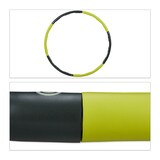 Artikelbild 1 für relaxdays Hula-Hoop-Reifen schwarz, grün, Artikelnummer 734812