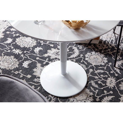 Artikelbild 6 für WOHNLING Esstisch weiß rund, Mittelfuß weiß, 75,0 x 75,0 x 74,0 cm, Artikelnummer 909723