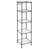 Artikelbild 1 für SONGMICS Badregal LGR23BK schwarz 30,0 x 30,0 x 123,5 cm, Artikelnummer 439309