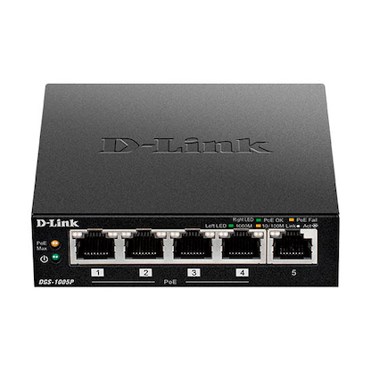 Artikelbild 2 für D-Link DGS-1005P Switch 5-fach, Artikelnummer 661268
