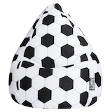 Artikelbild 1 für SITTING POINT BeanBag Fussball XL Sitzsack schwarz, weiß, Artikelnummer 586432