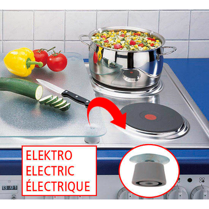 Artikelbild 7 für WENKO Herdabdeckplatten Bon Appetit schwarz, grau, 2 St., Artikelnummer 530204