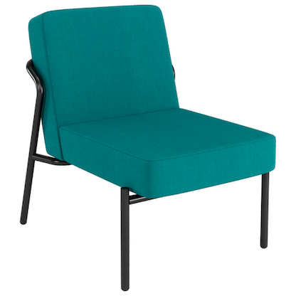 Artikelbild für medso powered by PAPERFLOW Sessel MEDSO S blau schwarz Stoff 58,0 x 74,3 x 38,0 cm, 1 St., Artikelnummer 522001