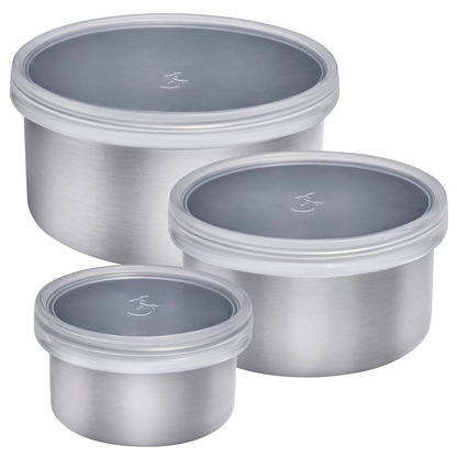 Artikelbild für LURCH Lunchboxen-Set EDS silber 100/ 200/ 400 ml, 1 Set, Artikelnummer 638126