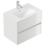 Artikelbild 1 für POSSEIK Waschbecken mit Unterschrank LIMES 70 weiß glanz 70,0 x 46,5 x 58,5 cm, Artikelnummer 667339