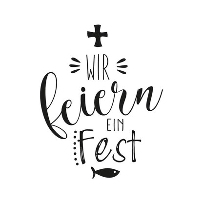 Artikelbild für Rayher Motivstempel WIR feiern EIN Fest 6,0 x 7,0 cm, 1 St., Artikelnummer 152551