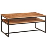 Artikelbild 1 für WOHNLING Couchtisch rechteckig Massivholz akazie 100,0 x 60,0 x 45,0 cm, 1 St., Artikelnummer 908604