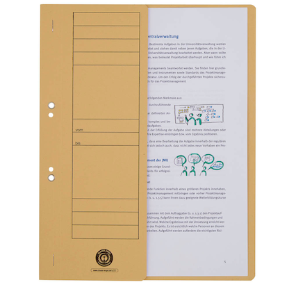 Artikelbild 3 für Ösenhefter Karton chamois DIN A4, halber Deckel, 20 St., Artikelnummer 232017