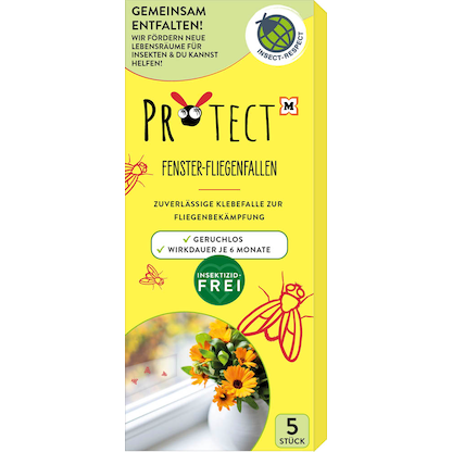Artikelbild für PROTECT Fliegenfalle Fenster transparent, 5 St., Artikelnummer 155889