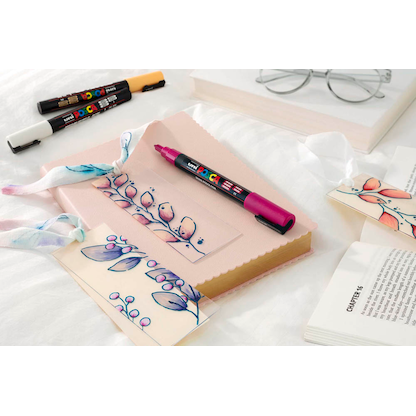 Artikelbild 6 für uni-ball POSCA Marker Metalletui DIY Acrylstift farbsortiert, 20 St., Artikelnummer 278159