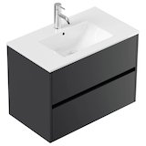 Artikelbild 1 für POSSEIK Waschbecken mit Unterschrank LIMES 80 grafit 80,0 x 46,5 x 58,5 cm, Artikelnummer 667369