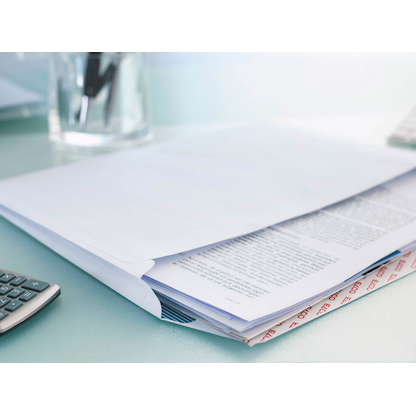 Artikelbild 3 für ELCO Faltentaschen documento ca. DIN C4 ohne Fenster weiß mit 2,0 cm Falte, 200 St., Artikelnummer 359063