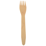 Artikelbild 1 für PAPSTAR Einweg-Gabeln pure, Holz, 500 St., Artikelnummer 119962