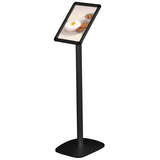 Artikelbild 1 für update displays Infoständer schwarz DIN A4 25,0 x 30,0 x 96,4 - 100,0 cm, 1 St., Artikelnummer 317022